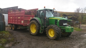 Josh Wood's Marshall Silage Trailer Ready for Action
